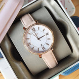 Fossil Jacqueline White Dial Pink Leather Strap Watch for Women - ES4303 Authentic Buy Shop Now