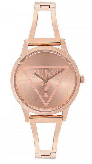 Guess Lola Rose Gold Dial Rose Gold Steel Strap Watch For Women - W1145L4 Authentic Buy Shop Now