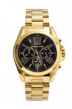 Michael Kors Bradshaw Black Dial Gold Steel Strap Watch for Women - MK5739 Authentic Buy Shop Now