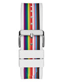 Guess Phoenix Analog White Dial White Silicone Strap Watch for Men - GW0720G1 Authentic Buy Shop Now
