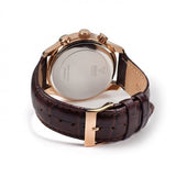 Guess Analog Chronograph Brown Dial Brown Leather Strap Watch For Men - W14052G2 Authentic Buy Shop Now
