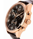 Tissot Chrono XL Black Dial Brown Leather Strap Watch For Men - T116.617.36.057.01 Authentic Buy Shop Now
