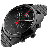 Tissot T Classic PR 100 Chronograph Black Dial Black Mesh Bracelet Watch For Men - T101.417.33.051.00 Authentic Buy Shop Now