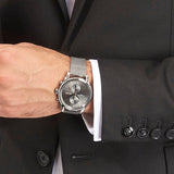 Hugo Boss Jet Chronograph Grey Dial Silver Mesh Bracelet Watch for Men - 1513440 Authentic Buy Shop Now