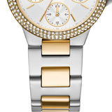 Michael Kors Camille Multifunction Silver Dial Two Tone Steel Strap Watch For Women - MK6982 Authentic Buy Shop Now