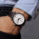 Mido Multifort Automatic Silver Dial Black Leather Strap Watch For Men - M005.430.16.031.80 Authentic Buy Shop Now