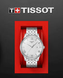 Tissot T Classic Tradition Silver Dial Silver Steel Strap Watch For Men - T063.610.11.038.00 Authentic Buy Shop Now