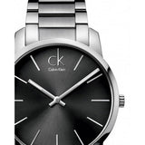 Calvin Klein City Black Dial Silver Steel Strap Watch for Men - K2G21161 Authentic Buy Shop Now