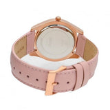 Guess Wonderlust Beige Dial Pink Leather Strap Watch for Women - W1065L1 Authentic Buy Shop Now
