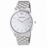 Emporio Armani Classic Quartz Silver Dial Silver Steel Strap Watch For Men - AR1745 Authentic Buy Shop Now