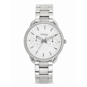 Fossil Tailor White Dial Silver Steel Strap Watch for Women - ES4262 Authentic Buy Shop Now
