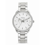 Fossil Tailor White Dial Silver Steel Strap Watch for Women - ES4262 Authentic Buy Shop Now