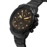 Fossil Bronson Chronograph Black Dial Black Steel Strap Watch for Men - FS5851 Authentic Buy Shop Now