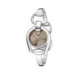 Gucci Horsebit Collection Quartz Brown Dial Silver Steel Strap Watch For Women - YA139501 Authentic Buy Shop Now