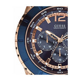 Guess Maverick Blue Dial Blue Rubber Strap Watch for Men - W0485G1 Authentic Buy Shop Now