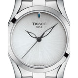 Tissot T Wave Silver Dial Silver Steel Strap Watch For Women - T112.210.11.031.00 Authentic Buy Shop Now
