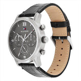 Tommy Hilfiger Evan Black Dial Black Leather Strap Watch for Men - 1710395 Authentic Buy Shop Now
