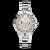 Guess Vista Diamonds Silver Dial Silver Steel Strap Watch for Women - W12080L1 Authentic Buy Shop Now