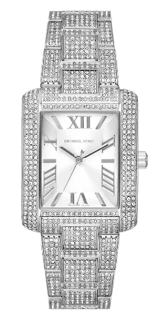 Michael Kors Emery Analog Crystals Silver Dial Silver Steel Strap Watch for Women - MK4648 Authentic Buy Shop Now