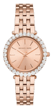 Michael Kors Darci Quartz Rose Gold Dial Rose Gold Steel Strap Watch For Women - MK4514 Authentic Buy Shop Now