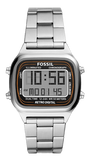 Fossil Retro Digital Silver Dial Silver Steel Strap Watch for Men - FS5844 Authentic Buy Shop Now