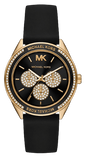 Michael Kors Quartz Black Dial Black Silicone Strap Watch For Women - MK6944 Authentic Buy Shop Now