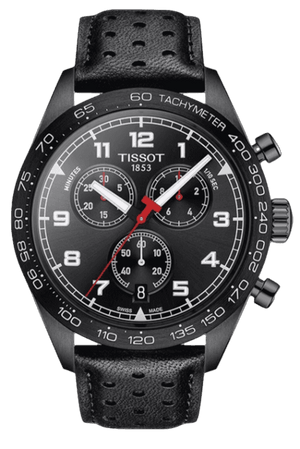 Tissot T Sport PRS 516 Chronograph Black Dial Black Leather Strap Watch for Men - T131.617.36.052.00 Authentic Buy Shop Now