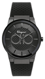 Salvatore Ferragamo Sapphire Black Dial Black Rubber Strap Watch for Men - SFHP00320 Authentic Buy Shop Now