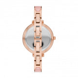 Michael Kors Jaryn Analog Gold Dial Pink Steel Strap Watch For Women - MK4343 Authentic Buy Shop Now