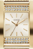 Guess Nouveau Diamonds Gold Dial Gold Mesh Bracelet Watch for Women - W0127L2 Authentic Buy Shop Now