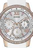Guess Sport White Dial White Rubber Strap Watch For Women - W0616L1 Authentic Buy Shop Now