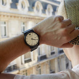 Emporio Armani Luigi White Dial Black Mesh Bracelet Watch For Men - AR11046 Authentic Buy Shop Now