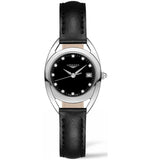 Longines Equestrian Quartz Diamond Black Dial Watch for Women - L6.136.4.57.0 Authentic Buy Shop Now