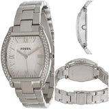 Fossil Wallace Silver Dial Silver Steel Strap Watch for Women - ES3174 Authentic Buy Shop Now