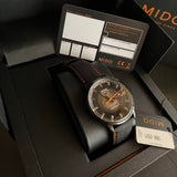 Mido Commander Automatic Gradient Black Dial Black Nylon Strap Watch For Men - M021.407.37.411.00 Authentic Buy Shop Now