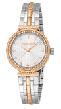 Just Cavalli Chiarezza Snake Core Silver Dial Two Tone Steel Strap Watch for Women - RC5L078M0075 Authentic Buy Shop Now