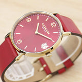 Coach Perry Red Dial Red Leather Strap Watch for Women - 14503867 Authentic Buy Shop Now