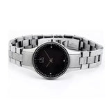 Calvin Klein Simplicity Black Dial Silver Steel Strap Watch for Women - K4323104 Authentic Buy Shop Now