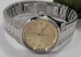 Gucci G Timeless Quartz Gold Dial Silver Steel Strap Watch for Women - YA1265035 Authentic Buy Shop Now