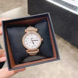 Coach Madison Diamonds White Dial Beige Leather Strap Watch for Women - 14503394 Authentic Buy Shop Now