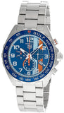Tag Heuer Formula 1 Gulf Edition Chronograph Blue Dial Silver Steel Strap Watch for Men - CAZ101AT.BA0842 Authentic Buy Shop Now