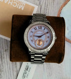 Michael Kors Madelyn Quartz Blue Dial Silver Steel Strap Watch For Women - MK6286 Authentic Buy Shop Now