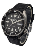 Seiko 5 Sport Automatic Black Dial Black Silicone Strap Watch For Men - SRPD65K3 Authentic Buy Shop Now