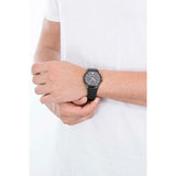 Emporio Armani Interchangeable Black Dial Black Steel Strap Watch For Men - AR80021 Authentic Buy Shop Now