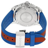 Gucci Dive Automatic Grey Dial Two Tone Rubber Strap Watch for Men - YA136352 Authentic Buy Shop Now