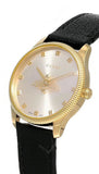 Gucci G Timeless Quartz Silver Dial Black Leather Strap Watch For Women - YA1265023 Authentic Buy Shop Now