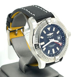 Breitling Avenger Automatic GMT 43 Black Dial Black Nylon Strap Watch for Men - A32397101B1X1 Authentic Buy Shop Now