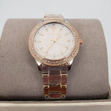 Michael Kors Tibby Three Hand Crystals Silver Dial Two Tone Steel Strap Watch for Women - MK4576 Authentic Buy Shop Now