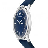 Emporio Armani Aviator Quartz Blue Dial Blue Leather Strap Watch For Men - AR11335 Authentic Buy Shop Now