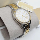 Michael Kors Kacie Three Hand Silver Dial Two Tone Steel Strap Watch for Women - MK6931 Authentic Buy Shop Now